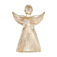 Rustic Whitewashed Wooden Angel