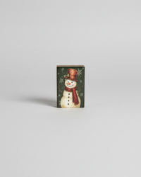 Crimson Pine Snowman Block