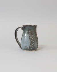Wheat Design Mug Crystal Blue