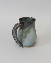 Wheat Design Mug Crystal Blue