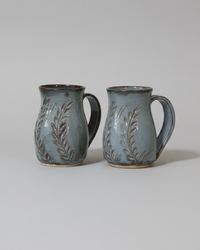 Wheat Design Mug Denim Blue