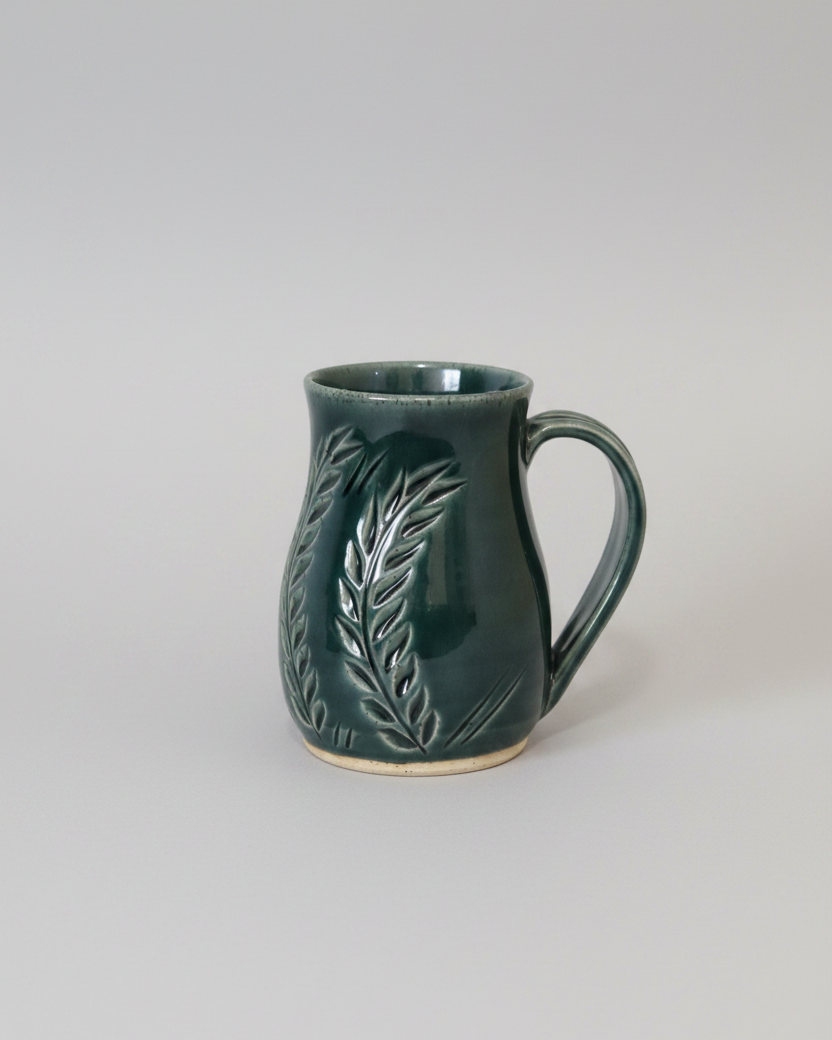 Wheat Design Mug Green