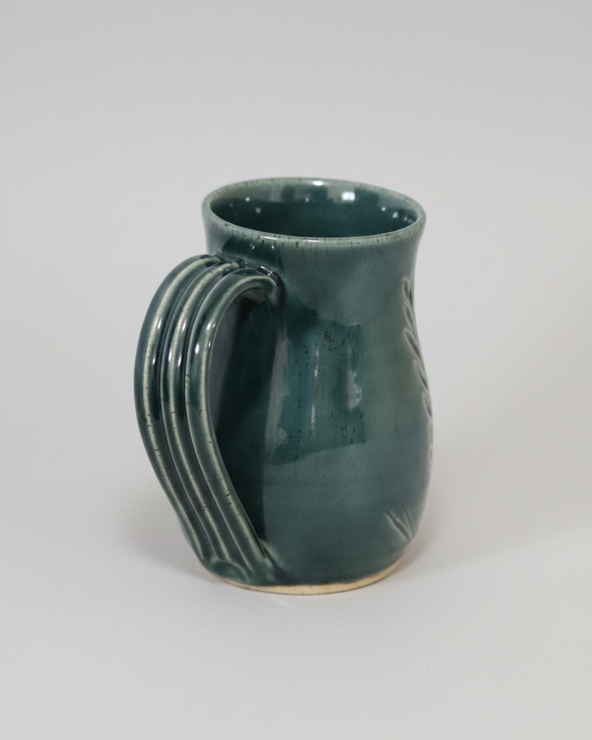 Wheat Design Mug Green
