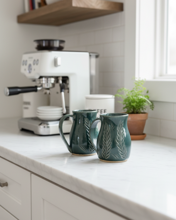 Wheat Design Mug Green