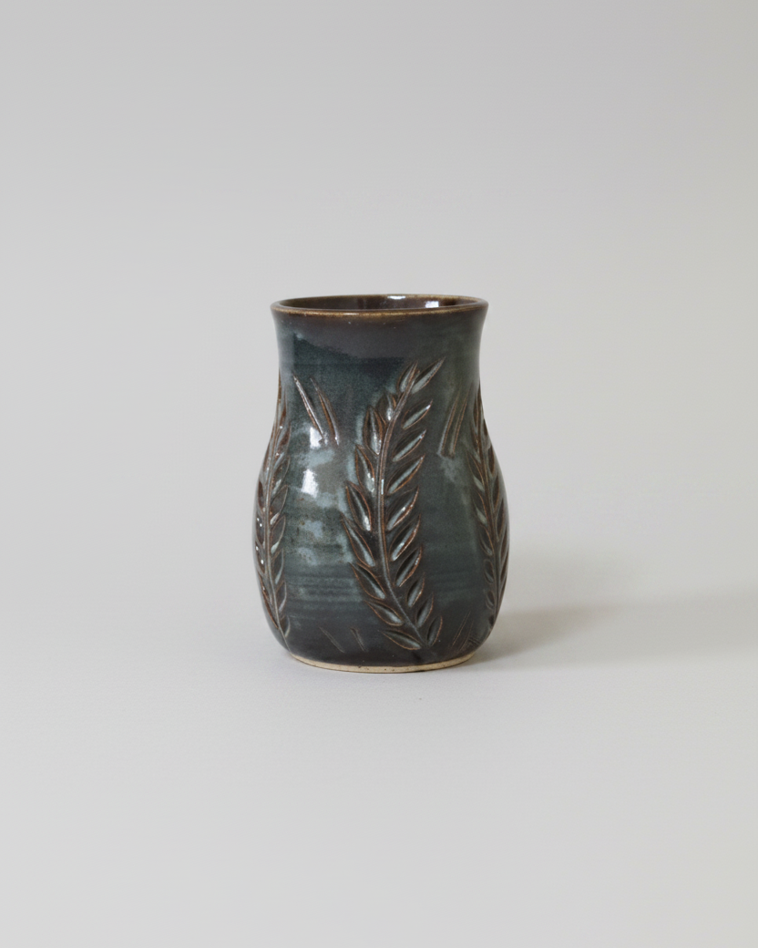 Wheat Design Mug Midnight Blue