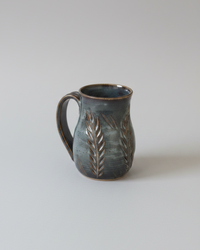 Wheat Design Mug Midnight Blue