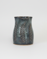 Wheat Design Pitcher Denim Blue Large