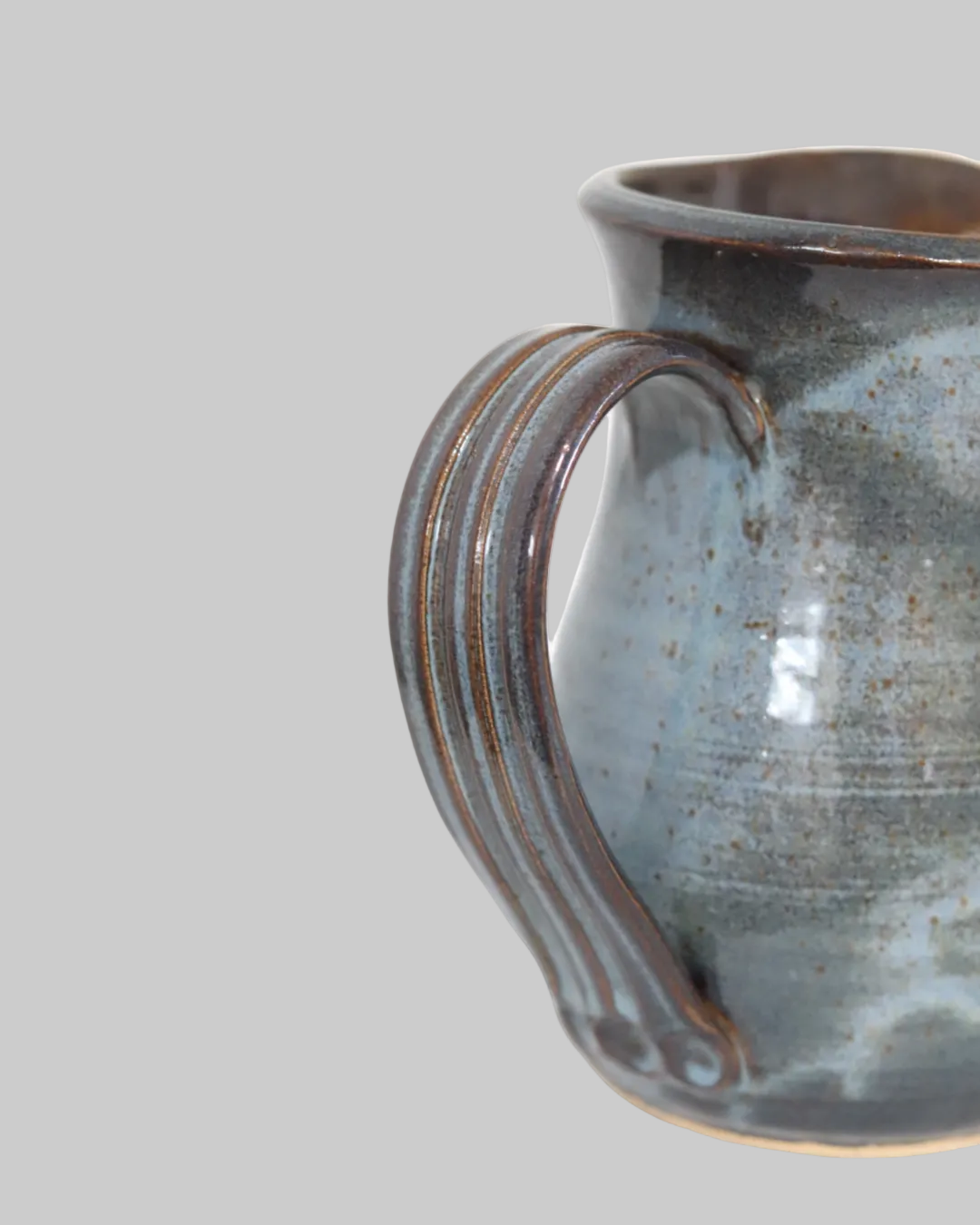 Wheat Design Pitcher Midnight Blue