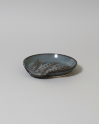 Wheat Design Spoon Rest Midnight Blue