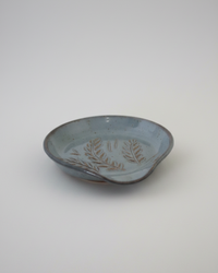 Wheat Design Spoon Rest Crystal Blue