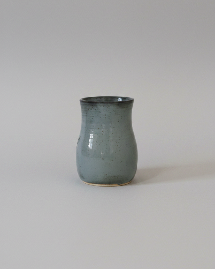Wheat Design Vase Denim Blue