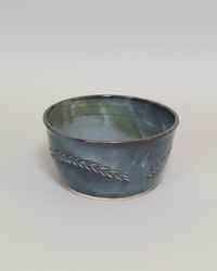 Wheat Design Bowl Midnight Blue 9"Dia