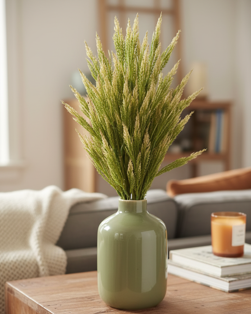 Green Wheat Bush 21"