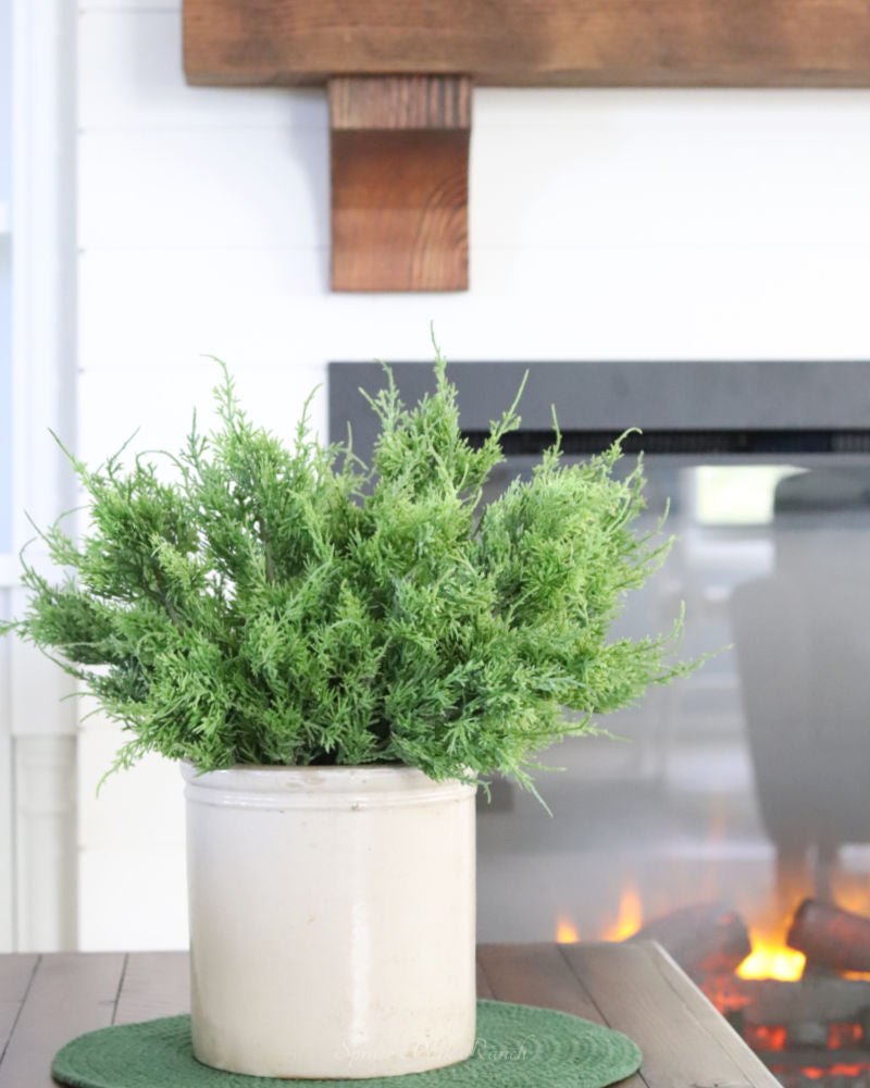 Northern White Cedar Greenery Collection Real Touch
