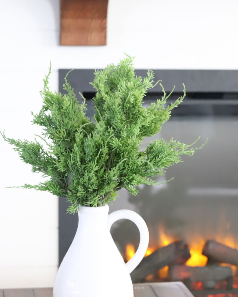 Northern White Cedar Greenery Collection Real Touch