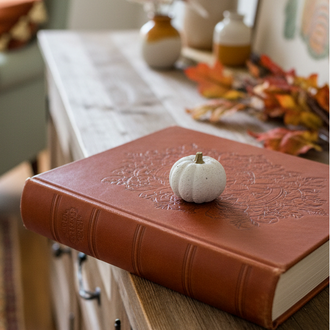 White Concrete Pumpkin