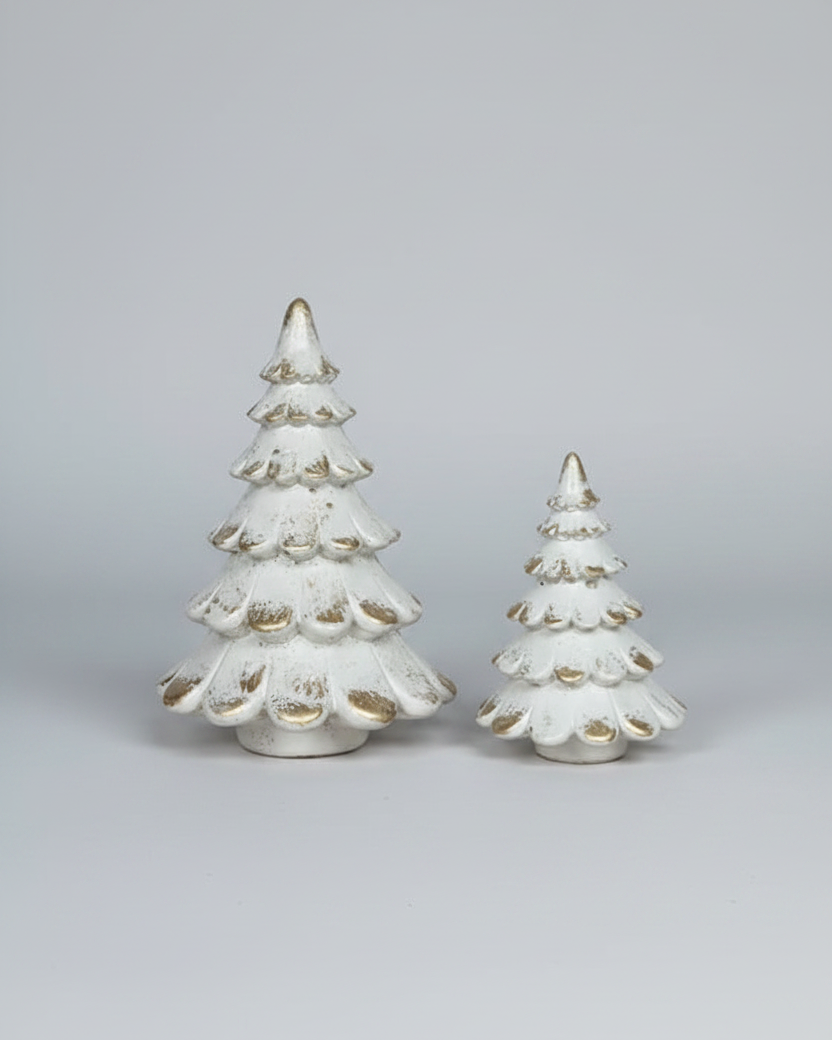 White Concrete Trees