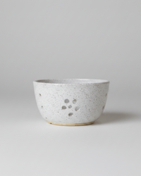 Wheat Design Berry Bowl Speckled White