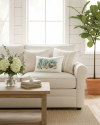 Country Garden Lumbar Pillow