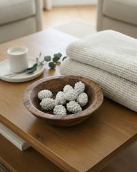 Whitewashed Pinecone
