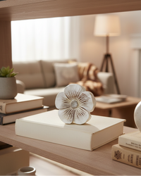 Wood Look Resin Flower