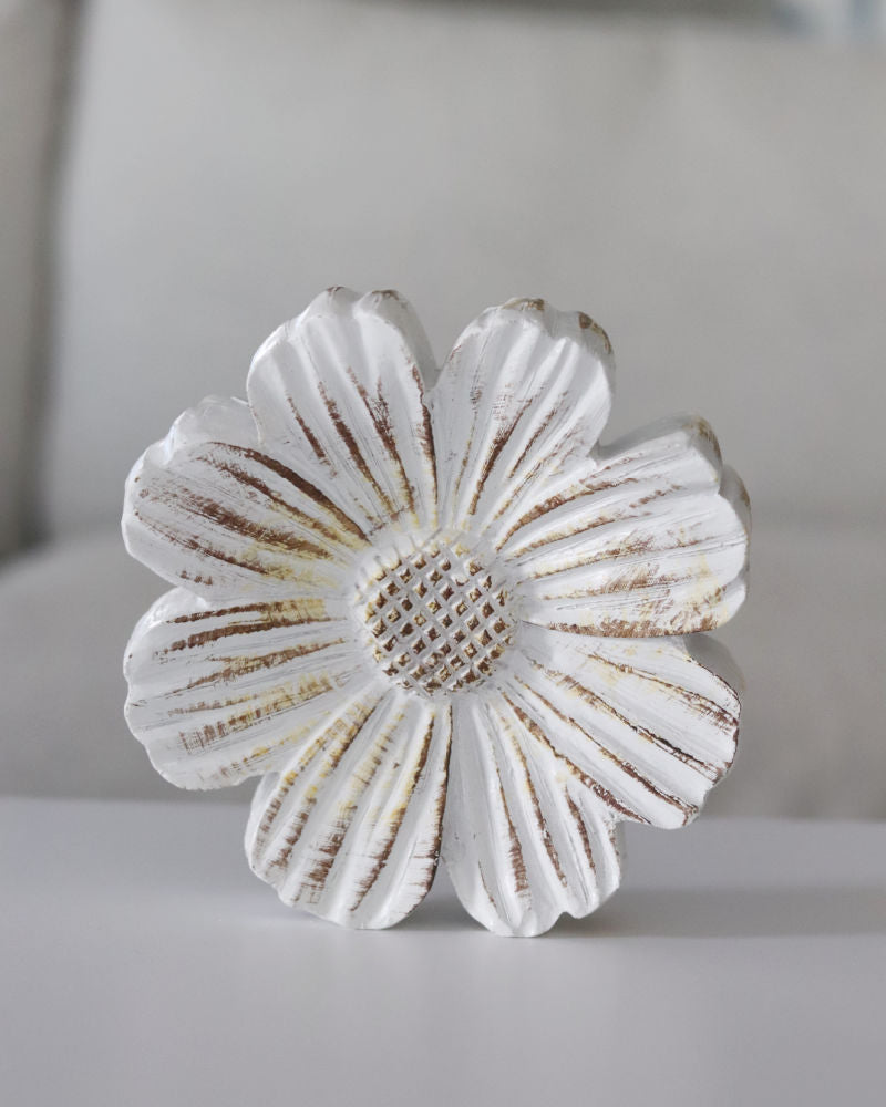Wood Look Resin Flower