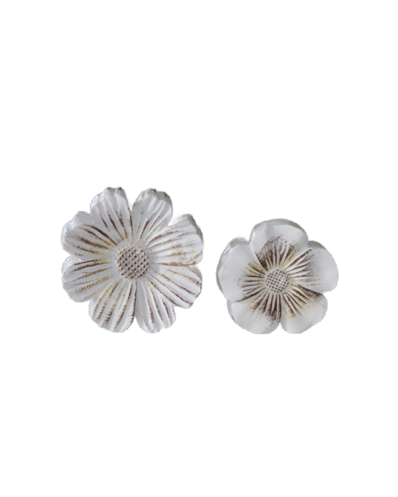 Wood Look Resin Flower