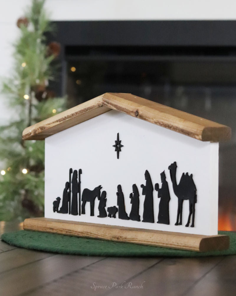 Wood Nativity