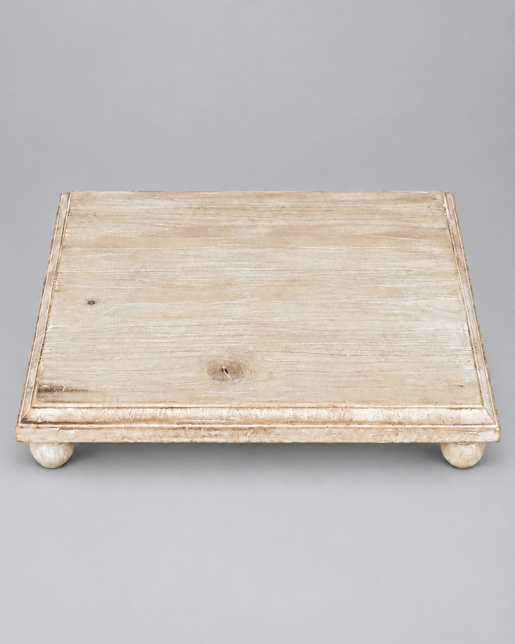 Natural Wood Square Riser