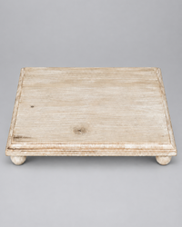 Natural Wood Square Riser
