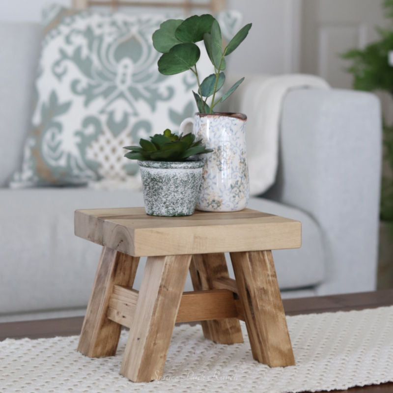 Reclaimed Decorative Wood Stool
