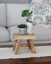 Reclaimed Decorative Wood Stool