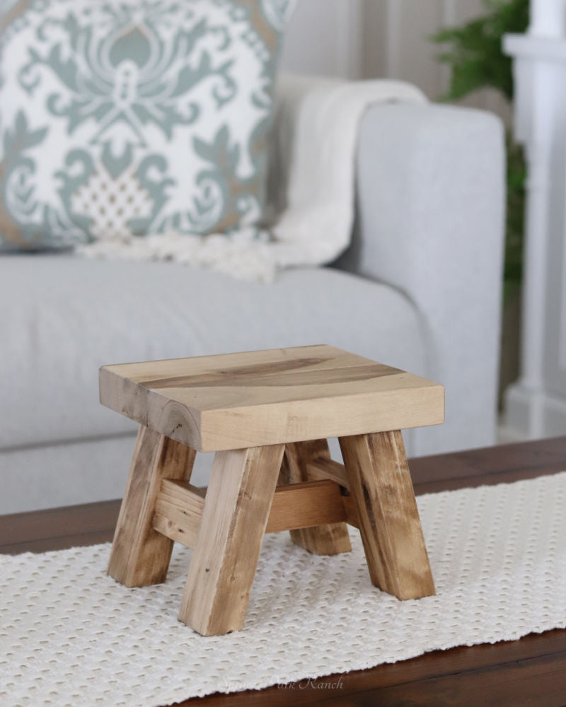 Reclaimed Decorative Wood Stool