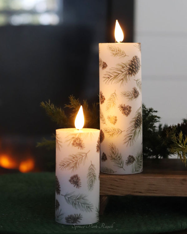 Woodland Pines LED Votive Candle