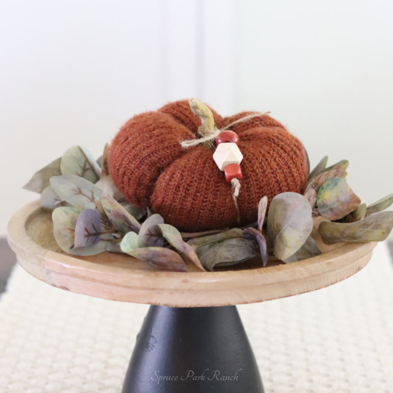 Rusty Wool Pumpkin