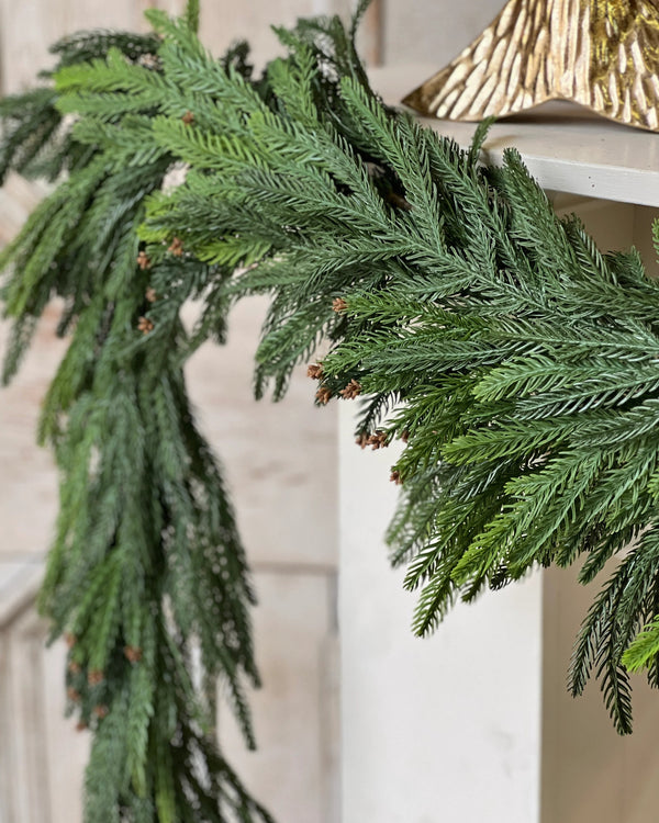 Norfolk Cascade Greenery Collection Soft Touch