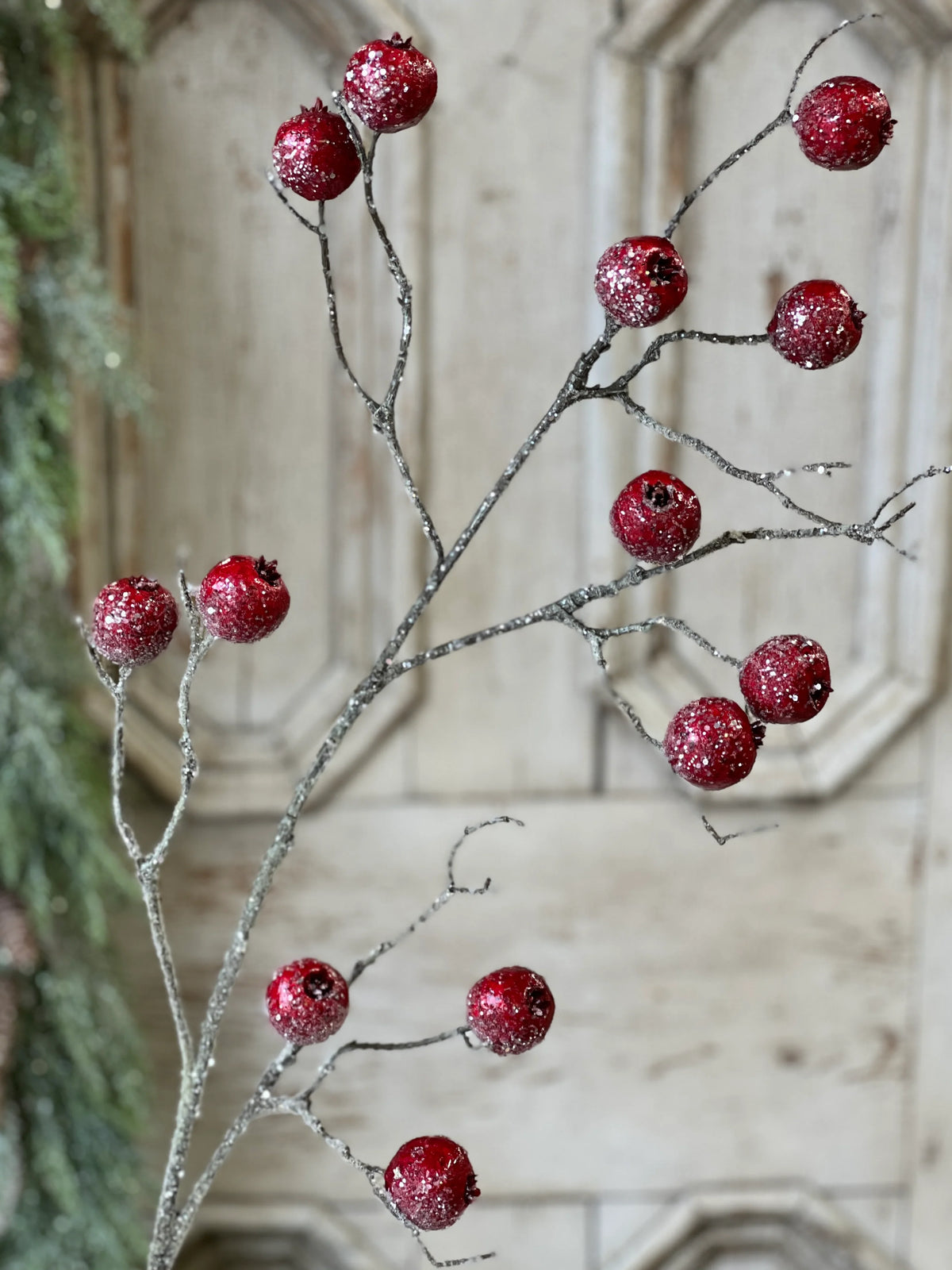 Sparkling Bauble Berry Spray 39"