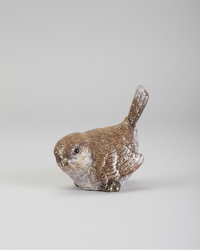 Gold Glitter Resin Bird