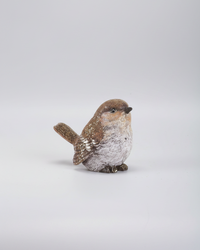 Gold Glitter Resin Bird