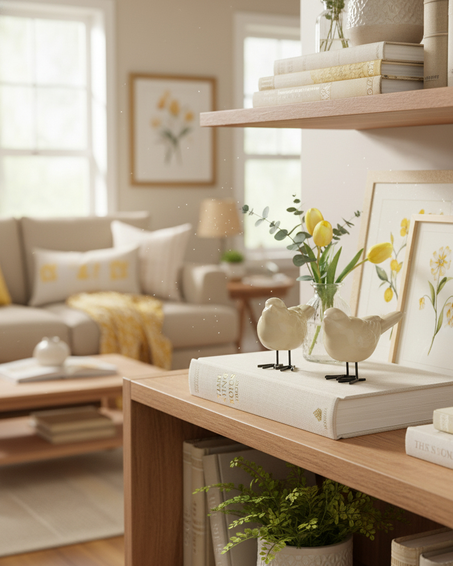 Porcelain Mini Bird Cream