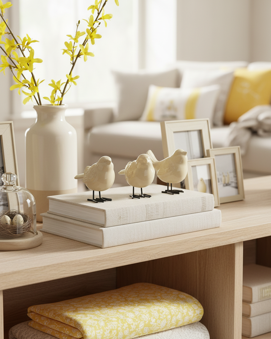 Porcelain Mini Bird Cream