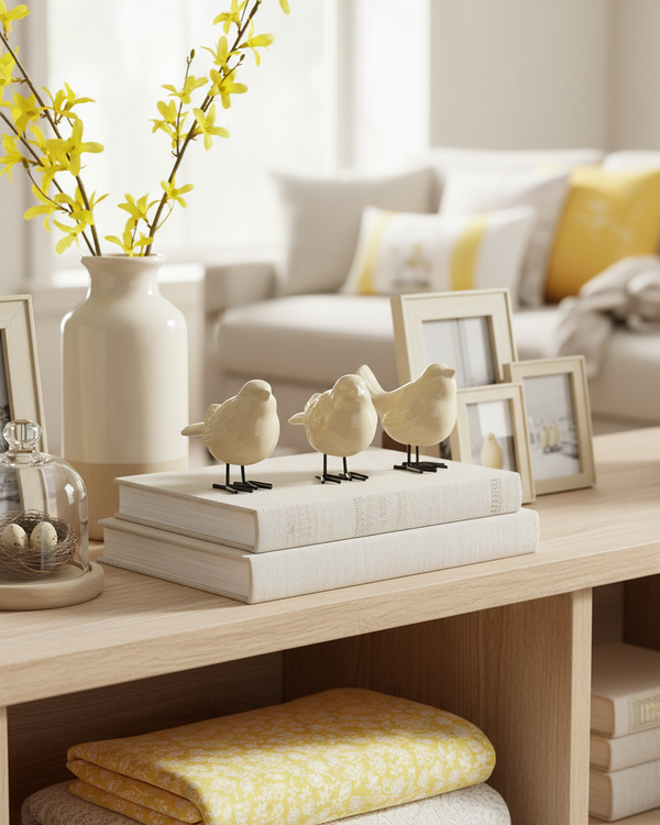 Porcelain Mini Bird Cream