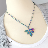 Ana ColourVida Leaf Necklace