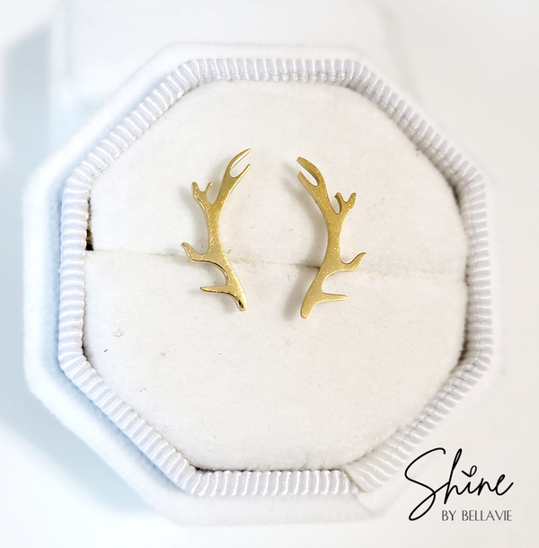 Antler Stud Earrings