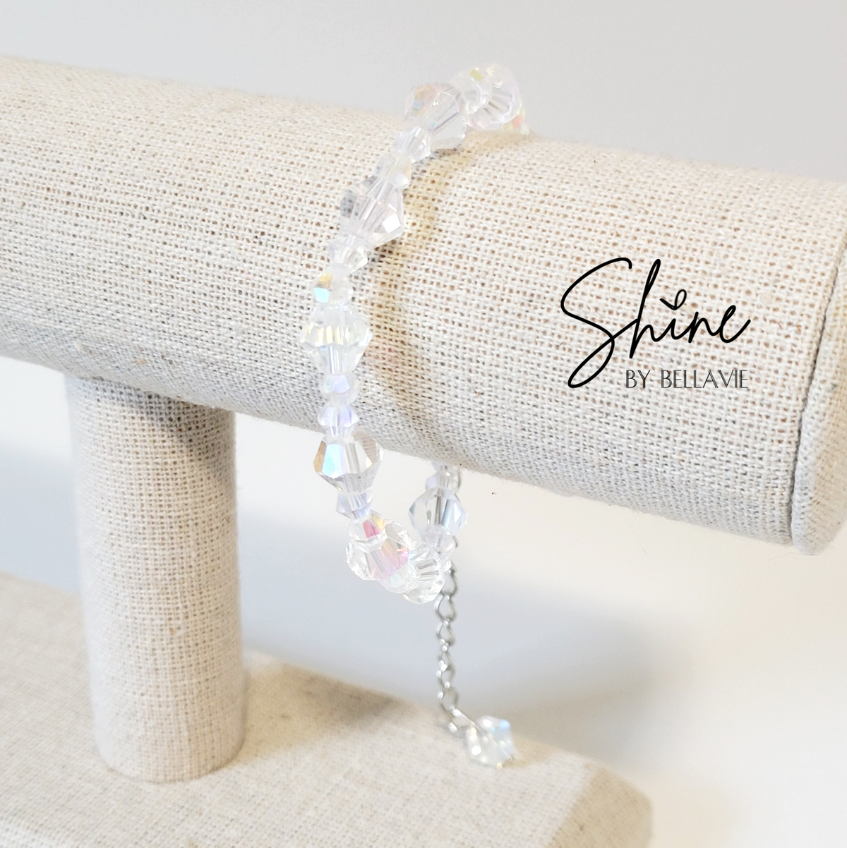 Iridescent Beaded Bracelet