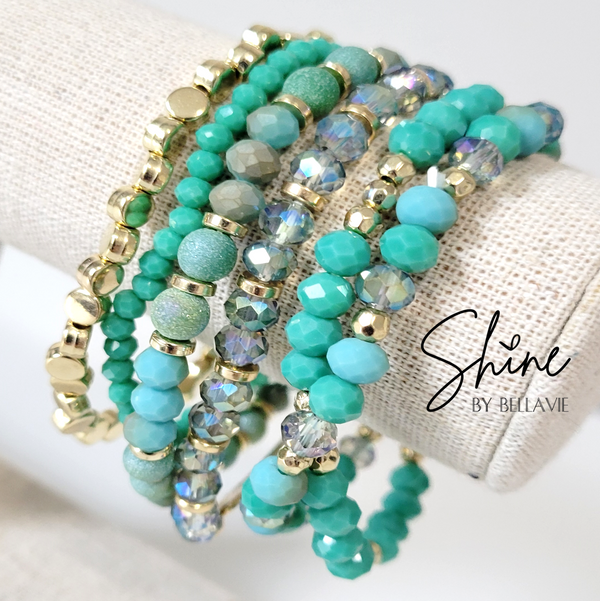 Brianna Beaded Bracelet Set