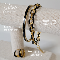 Brooklyn Coloured Enamel Link Bracelet