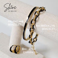 Milano Enamel Hinged Bangle