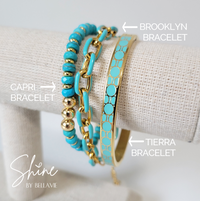 Brooklyn Coloured Enamel Link Bracelet