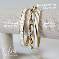Brooklyn Coloured Enamel Link Bracelet